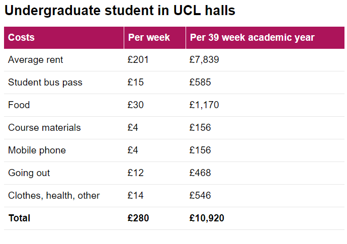 都说伦敦大学(UCL)好，那么你知道UCL一年学费要多少吗？  英国留学 英国大学 第7张