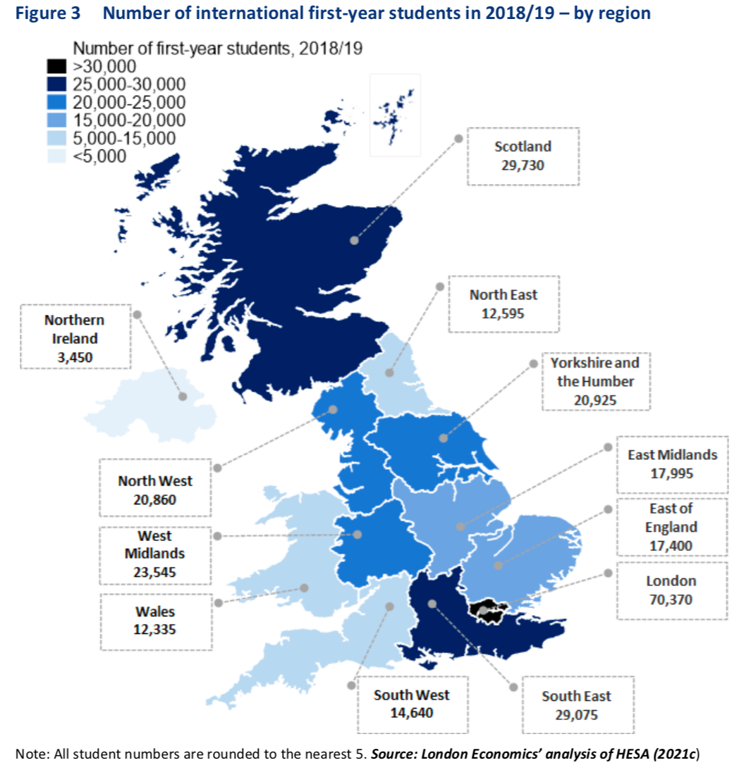 留学生给英国带来了20%的经济上涨收益，中国留学生贡献最多  英国留学 数据 第10张