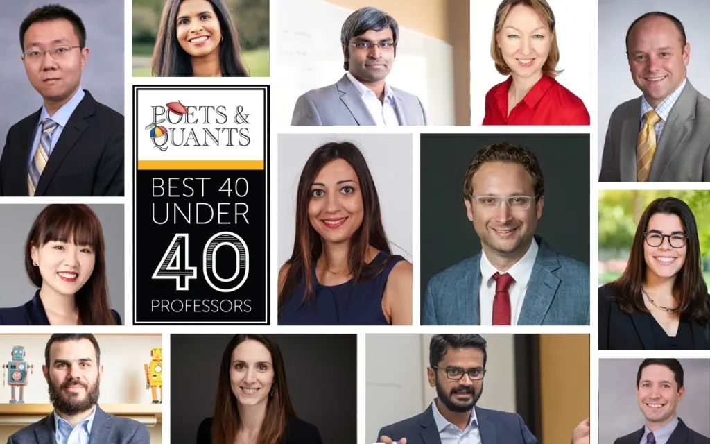 2021年全球最好的40位40岁以下的商学院教授！