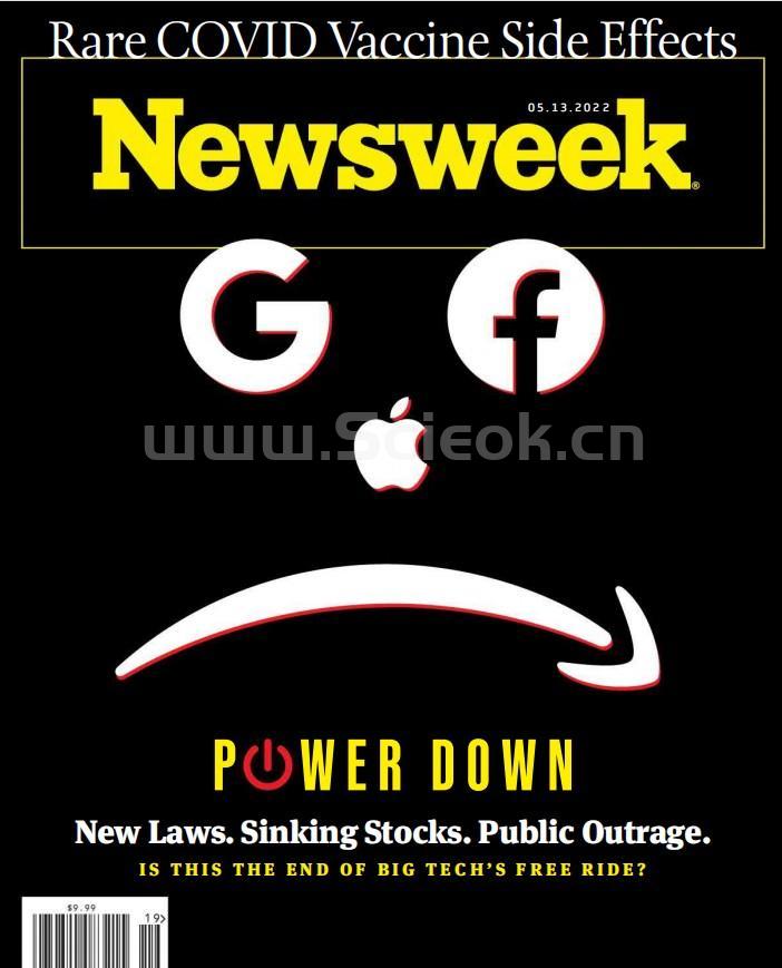 Newsweek-20220513《新闻周刊》杂志(美国版)  英文原版杂志 newsweek 新闻周刊电子版 第1张