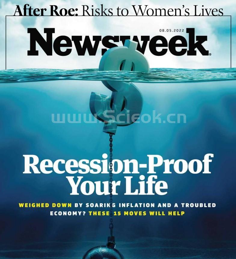 Newsweek-20220805《新闻周刊》杂志(美国版)  英文原版杂志 newsweek 新闻周刊电子版 第1张