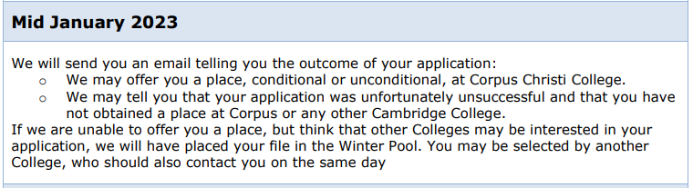 2023新一轮的offer:牛津提前，剑桥不变！(附 剑桥的winter pool制度)  英国留学 牛津大学 剑桥大学 第11张