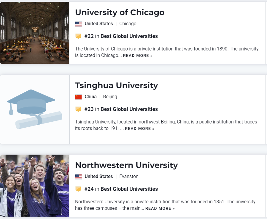 2023USNews世界大学前50排名清单： 哈佛世界第一 清华亚洲第一  排名 USNews 第16张