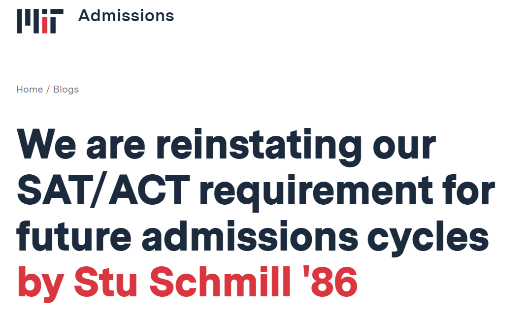 2022-23申请季美国大学标化政策--这些学校要求提交SAT/ACT成绩！  留学 第2张