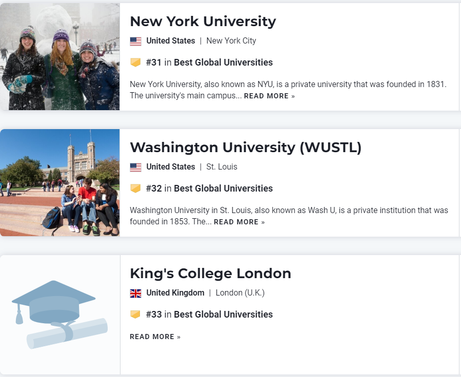 2023USNews世界大学前50排名清单： 哈佛世界第一 清华亚洲第一  排名 USNews 第19张