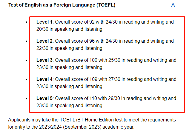 UCL更新2023本科语言要求等级，部分专业要求语言成绩要为Level 5  留学 第4张