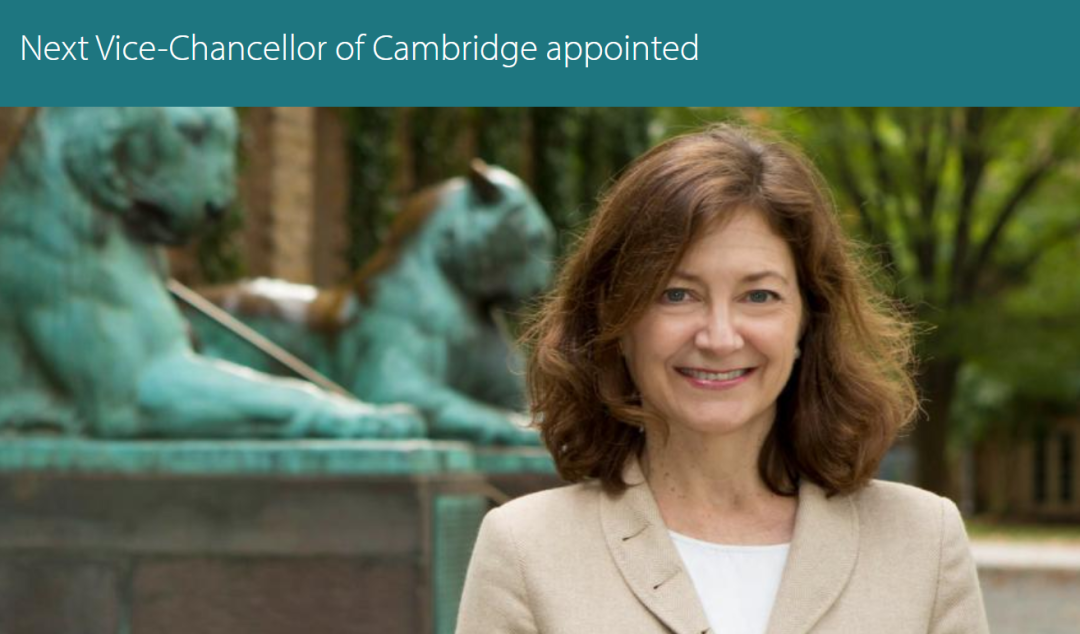剑桥任命2023新校长！史上第一位美国人、第三位女性校长  英国留学 剑桥大学 第2张