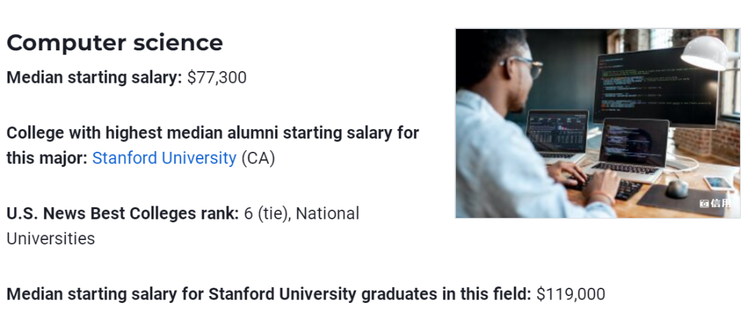 U.S.News专业薪资排名出炉，UCSD这个专业起薪高达58W！  留学 费用 第3张